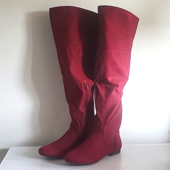 Bamboo Over the Knee Boots - Picture 2 of 4